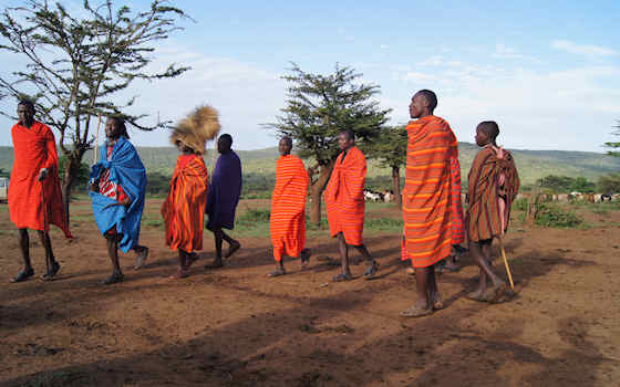 Masai mara Kenia Maasai stam