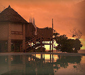 Cove Luxury Tree Houses zonsopkomst idyllische boomhutten gebouwd op palen aan de zuidkust in Kenya