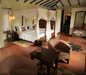 Endoro Lodge, interieur kamer, Ngorongoro nationaal park Tanzania