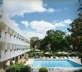 Boulevard hotel zwembad centrum Nairobi